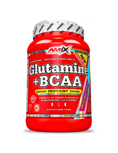 GLUTAMINE + BCAA  1 KG - AMIX NUTRITION