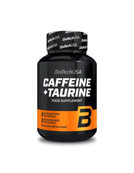 CAFFEINE + TAURINA 60 CAPS - BIOTECH