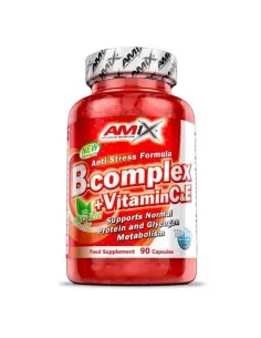 B-COMPLEX + VITAMINA C Y E - 30 CAPS - AMIX NUTRITION