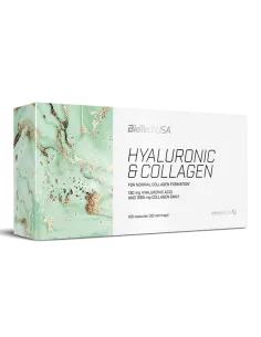 HYALURONIC & COLLAGEN 120 CAPS - BIOTECH USA