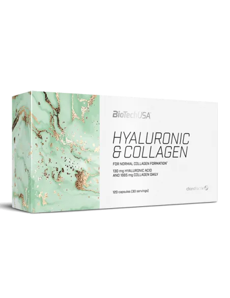 HYALURONIC & COLLAGEN 120 CAPS - BIOTECH USA