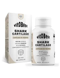 SHARK CARTILAGE 500 MG - 60 VEGECAPS - VITOBEST