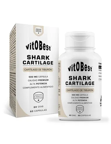 SHARK CARTILAGE 500 MG - 60 VEGECAPS - VITOBEST