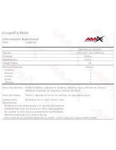 ENZYMEX MULTI 90 CAPS - AMIX NUTRITION 2