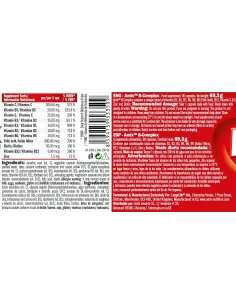 B-COMPLEX + VITAMINA C Y E - 30 CAPS - AMIX NUTRITION 2