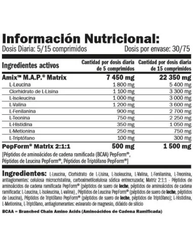 MAP AMINO PEPFROM -150 TABS - AMIX PRO