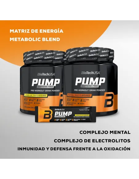 PUMP CAFFEINE FREE 330 GR - BIOTECH USA