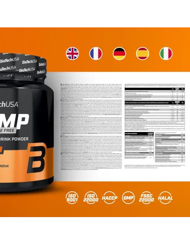 PUMP CAFFEINE FREE 330 GR - BIOTECH USA