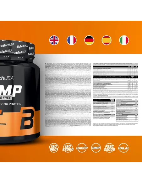PUMP CAFFEINE FREE 330 GR - BIOTECH USA