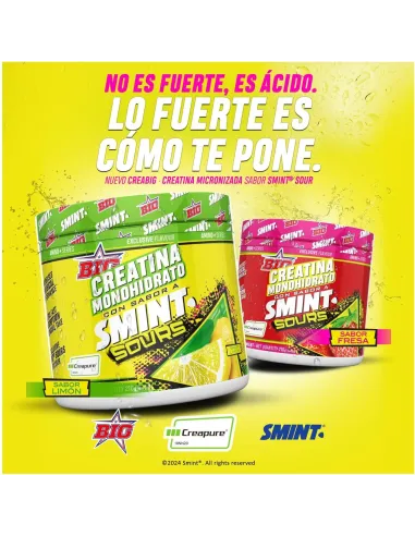 BIG - CREATINA CREAPURE SMINT SOURS - 340 GR