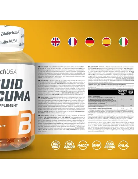 LIQUID CURCUMA 30 CAPS - BIOTECH