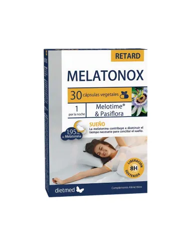 MELATONOX RETARD 30 VEGICAPS - DIETMED