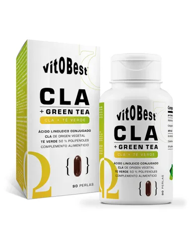 CLA + GREEN TEA 90 PERLAS - VITOBEST